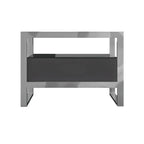 Table de chevet Bari grise