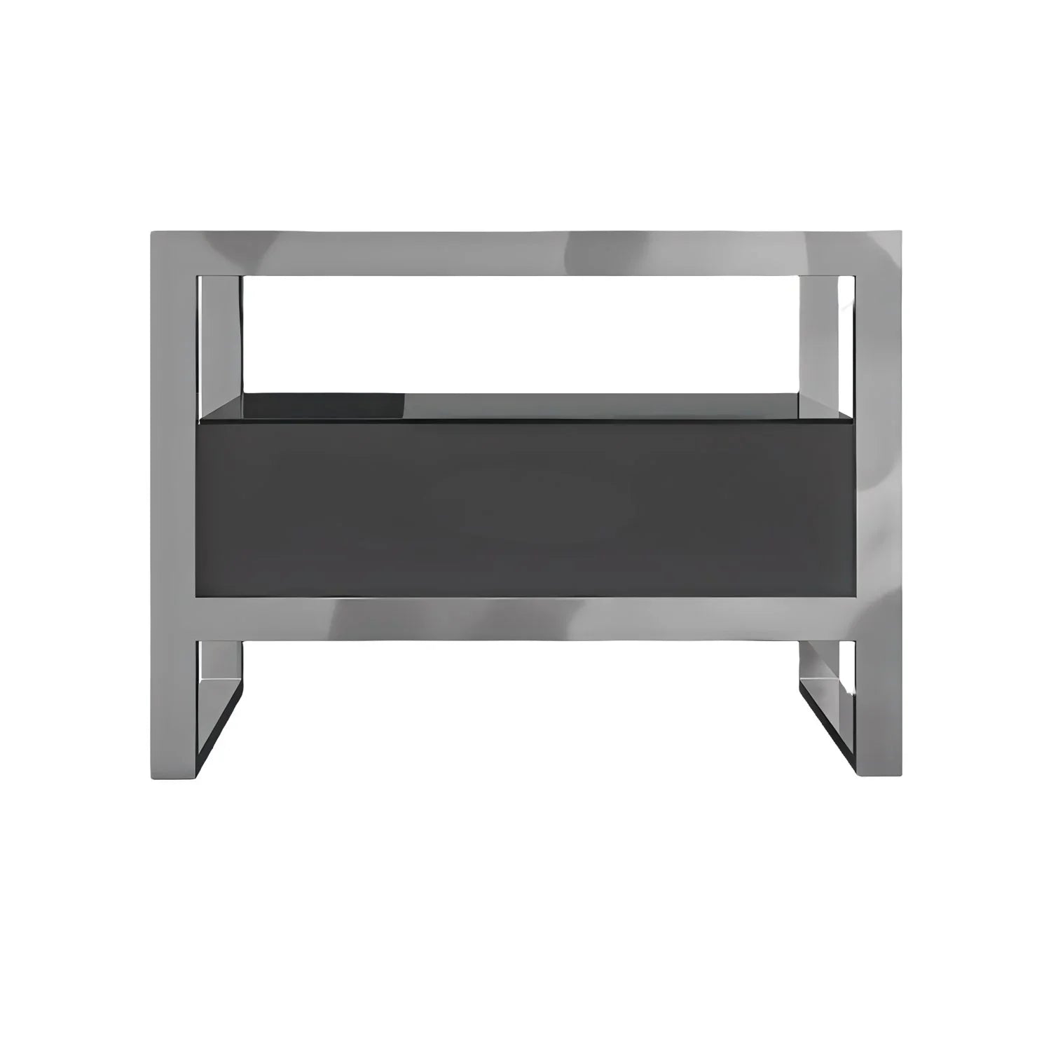 Table de chevet Bari grise
