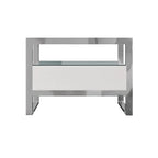 Table de chevet Bari blanche