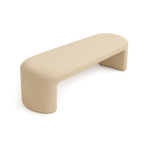 Banc Boba en velours beige