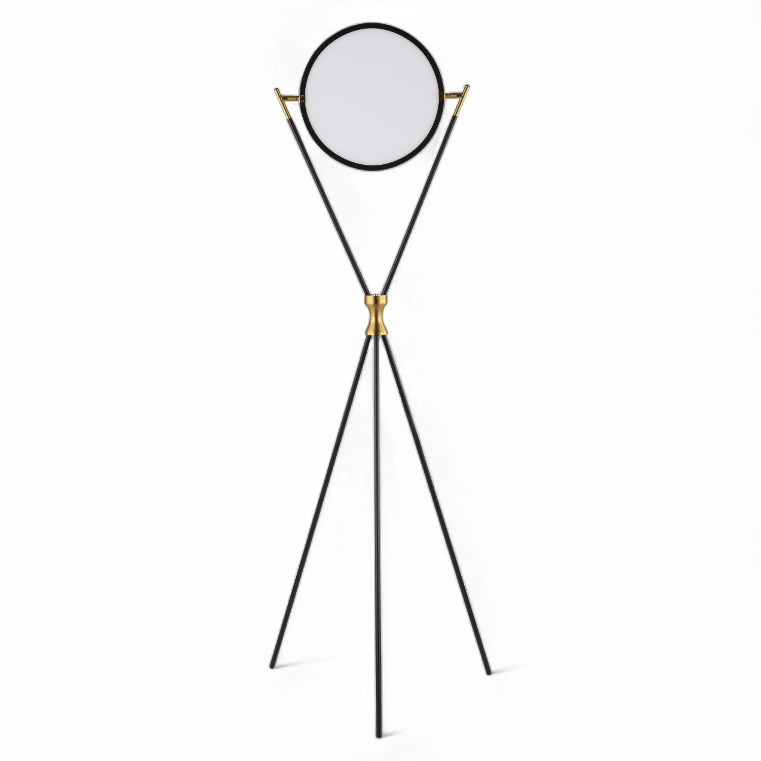 Lampadaire Eldra Noir et Or