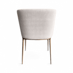 Chaise de salle à manger Jade Boucle blanche