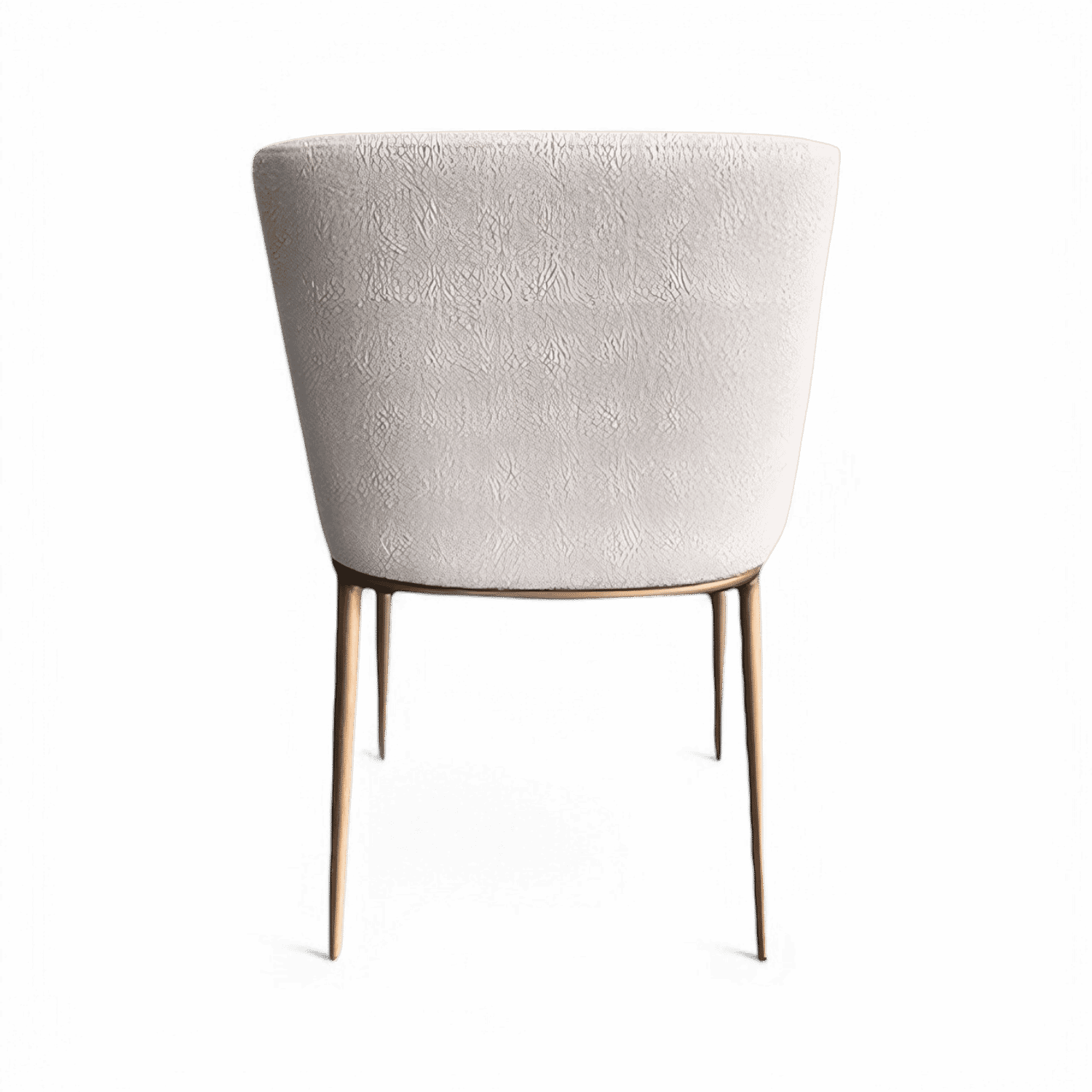 Chaise de salle à manger Jade Boucle blanche