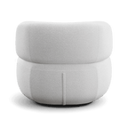 Fauteuil pivotant Lilo Boucle Blanc