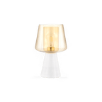 Lampe de table Liora blanche et ambre