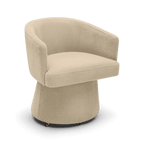 Chaise de bureau à roulettes Cosmos Taupe