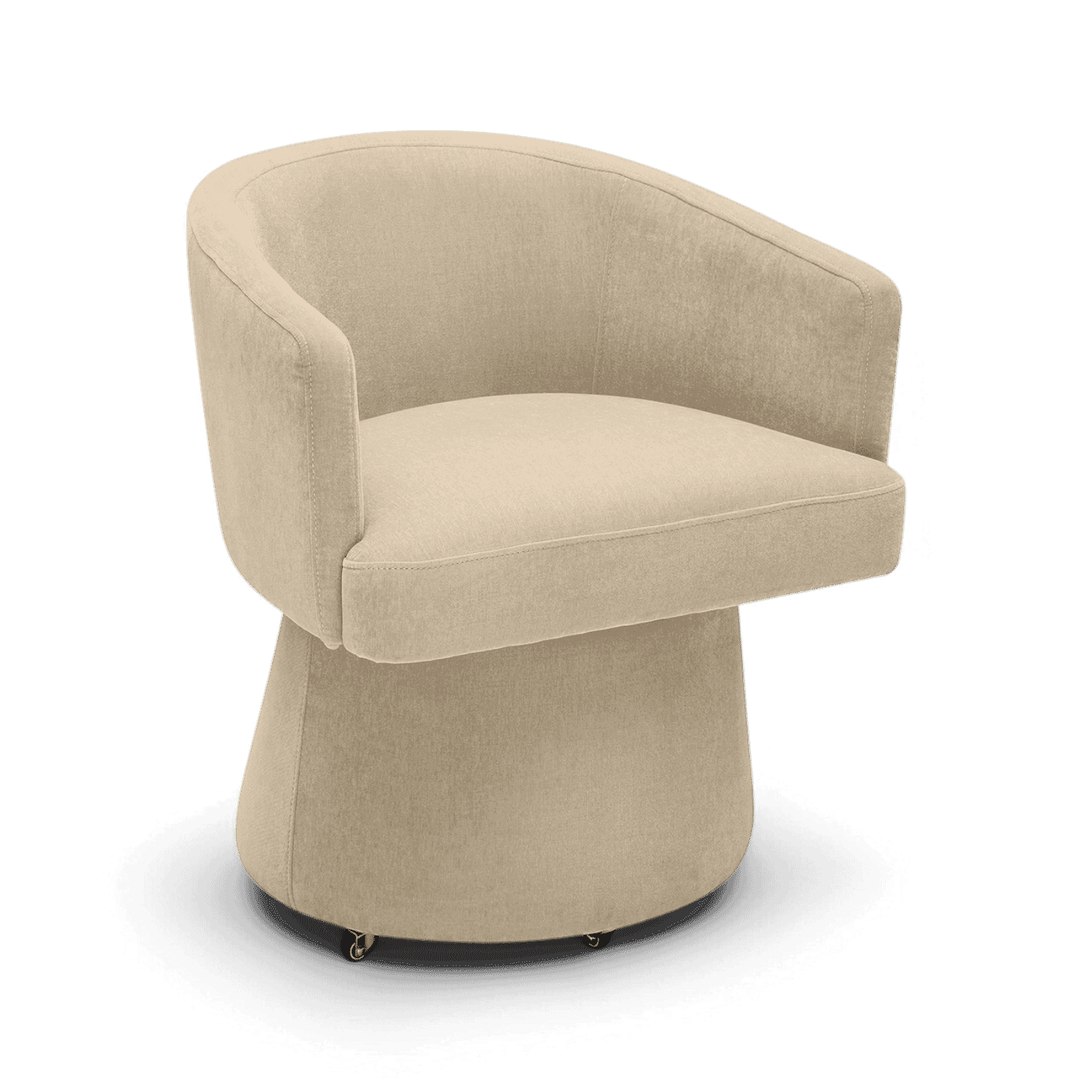 Chaise de bureau à roulettes Cosmos Taupe