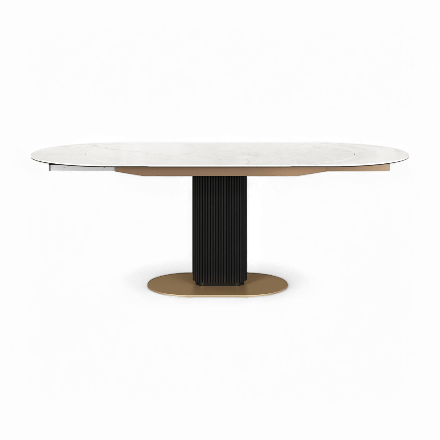 Table à manger extensible Luna blanche