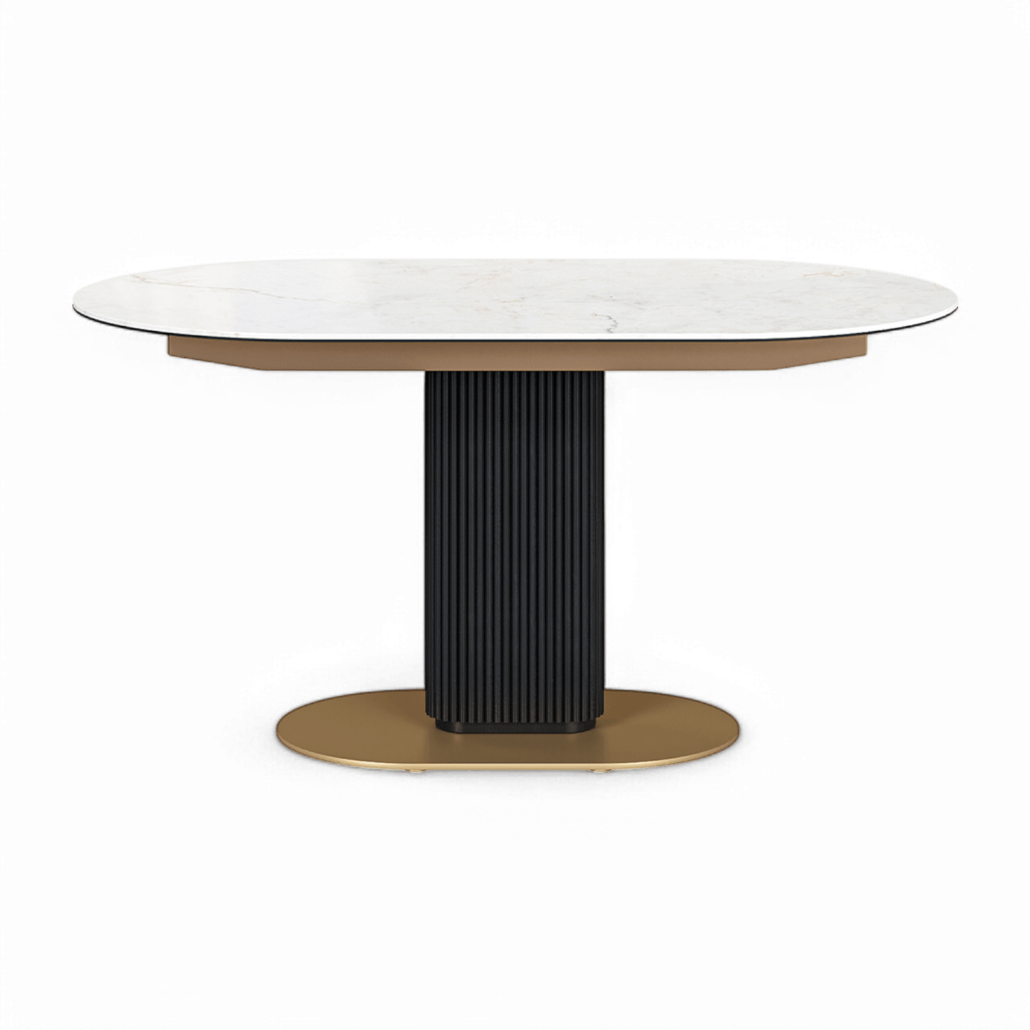 Table à manger extensible Luna blanche