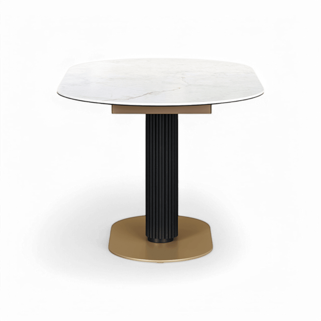 Table à manger extensible Luna blanche