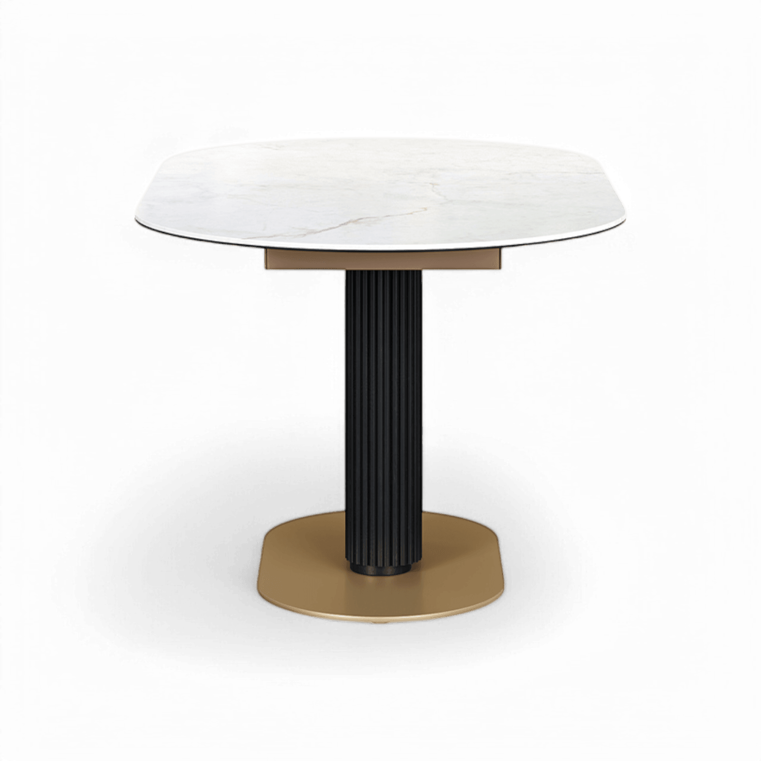 Table à manger extensible Luna blanche