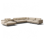 Canapé sectionnel Maestro en velours beige
