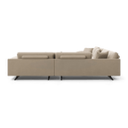 Canapé sectionnel Maestro en velours beige