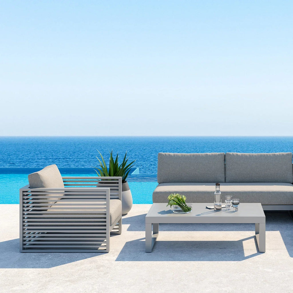 Fauteuil d'extérieur Mallorca gris
