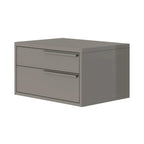 Table de chevet Monarch grise droite