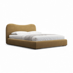 Lit Nido en velours camel