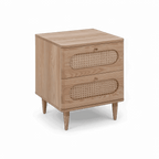 Table de chevet Frost en rotin naturel