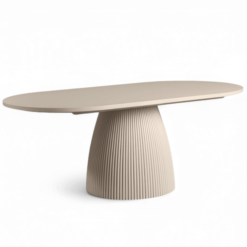 Table à manger rectangulaire Oxford en albâtre