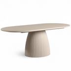Table à manger rectangulaire Oxford en albâtre
