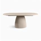 Table à manger rectangulaire Oxford en albâtre