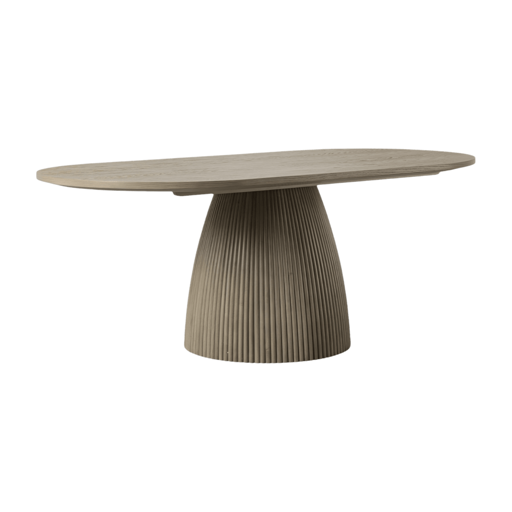 Table à manger rectangulaire Oxford en chêne gris