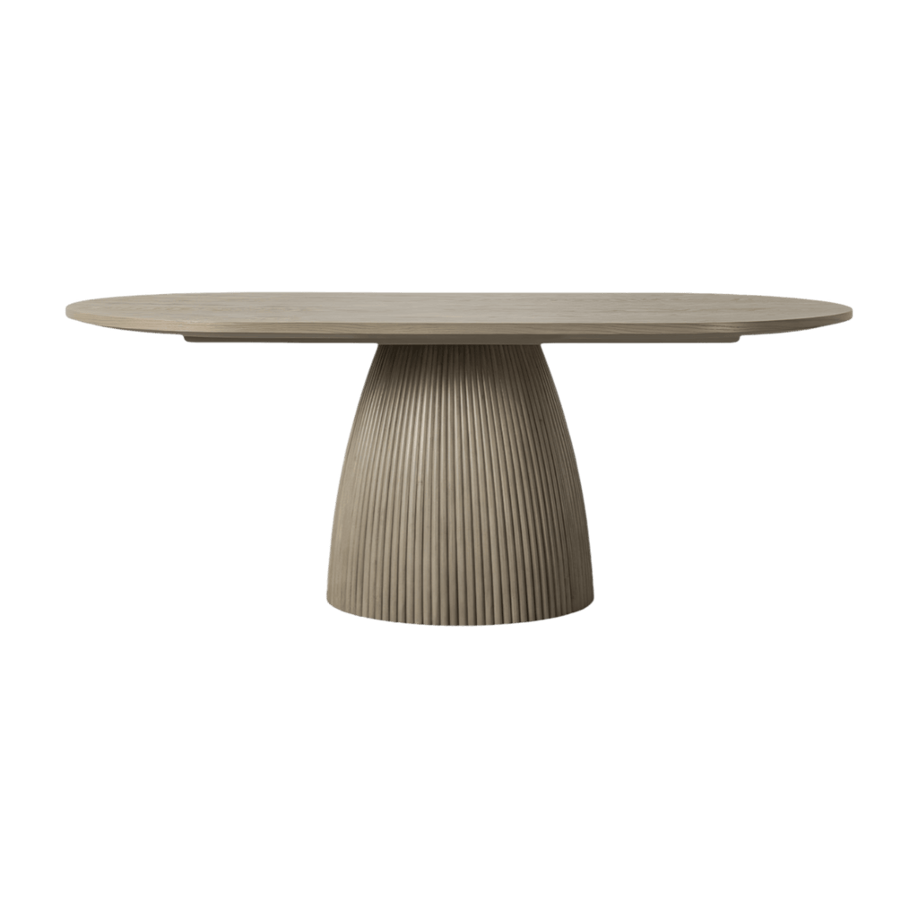 Table à manger rectangulaire Oxford en chêne gris
