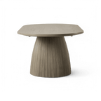 Table à manger rectangulaire Oxford en chêne gris