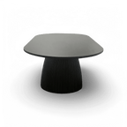 Table à manger rectangulaire Oxford en bois noir