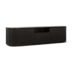 Meuble TV Oxford en bois noir