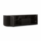 Meuble TV Oxford en bois noir