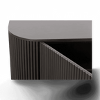 Meuble TV Oxford en bois noir