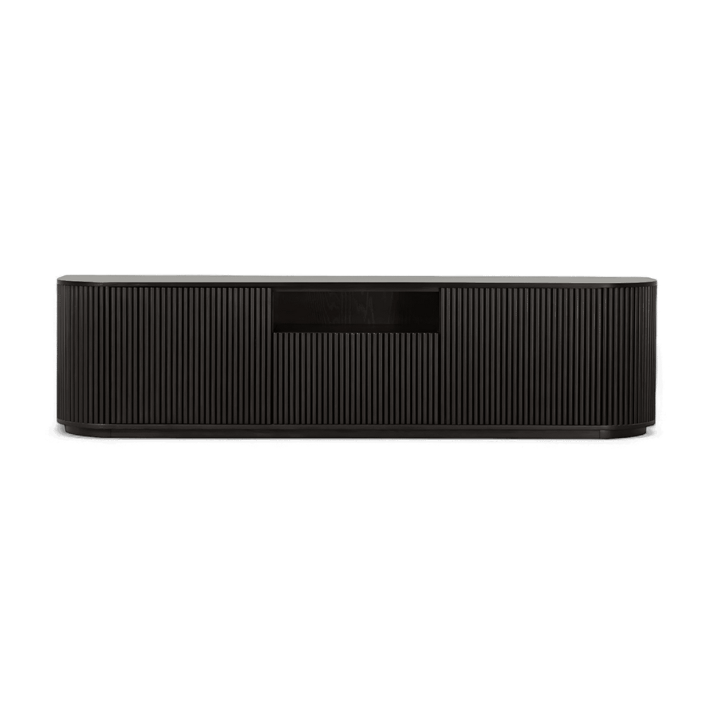 Meuble TV Oxford en bois noir