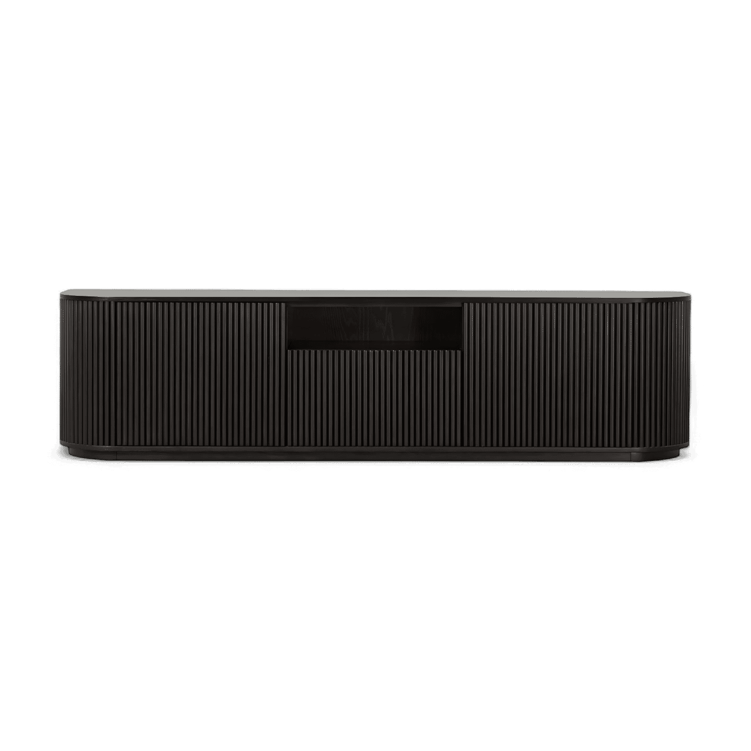 Meuble TV Oxford en bois noir