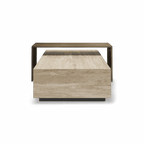 Table basse Roma en travertin