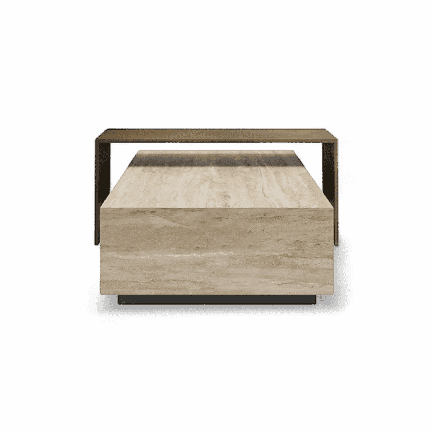 Table basse Roma en travertin