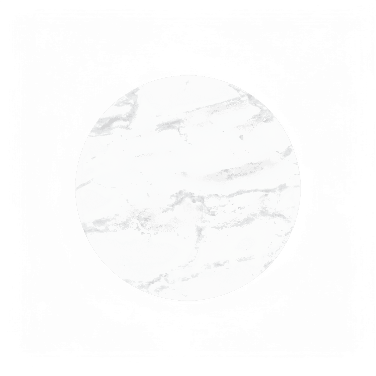 Insert de set de table Couture rond en marbre