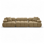 Canapé modulable en velours Solace Camel